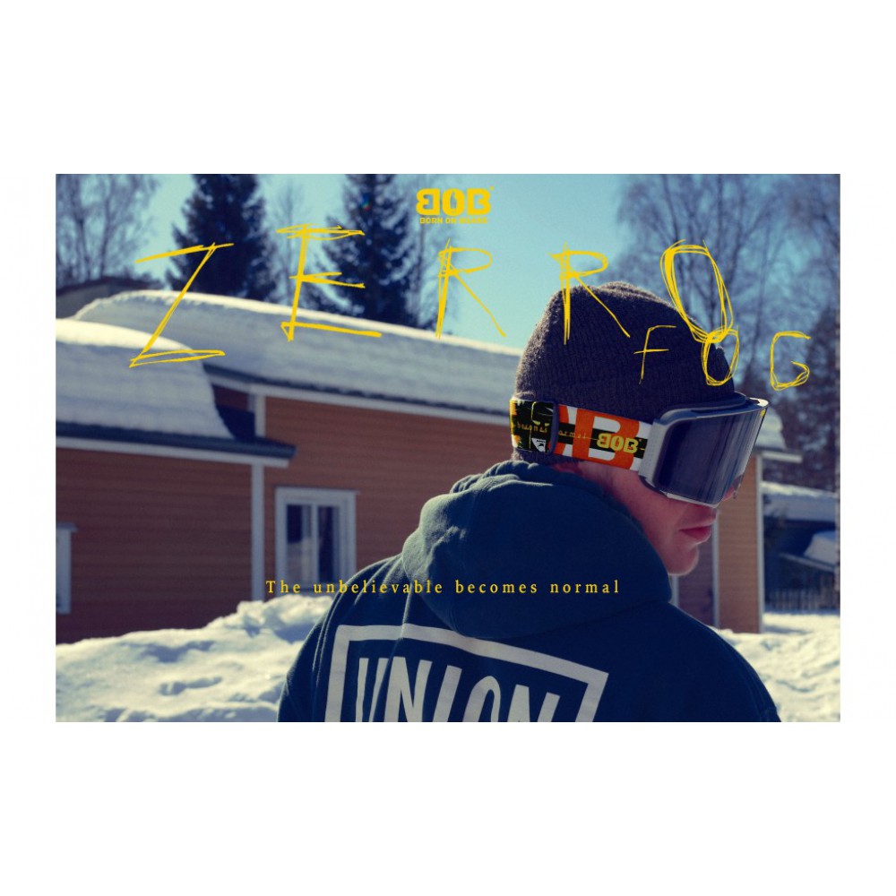 BOB ZERRO -Zerro Fog™ + HCS+™+ clear lens ΜΑΣΚΕΣ ΧΙΟΝΟΔΡΟΜΙΑΣ