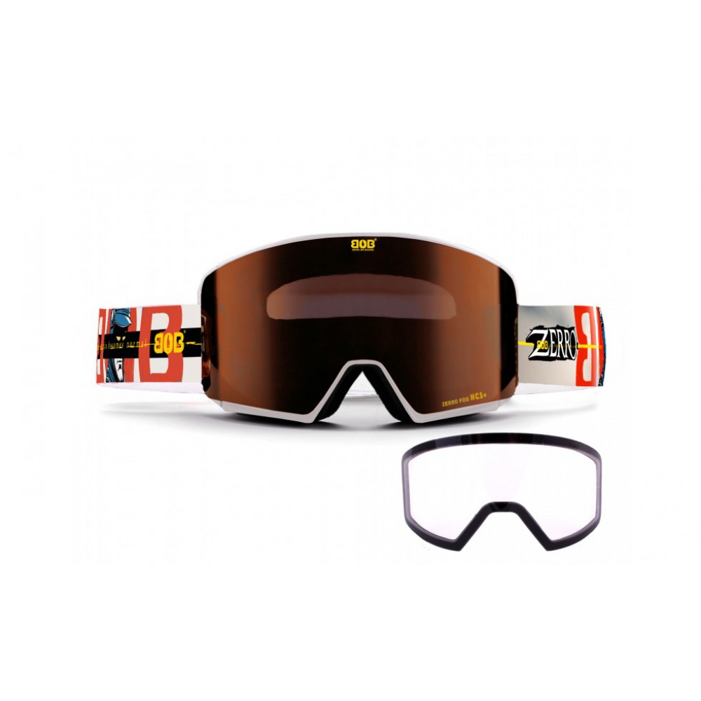 BOB ZERRO -Zerro Fog™ + HCS+™+ clear lens ΜΑΣΚΕΣ ΧΙΟΝΟΔΡΟΜΙΑΣ